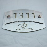 Plexi & Stainless Room Number