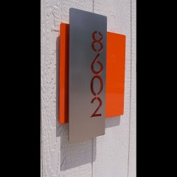 Stainless & Plexi Room Number