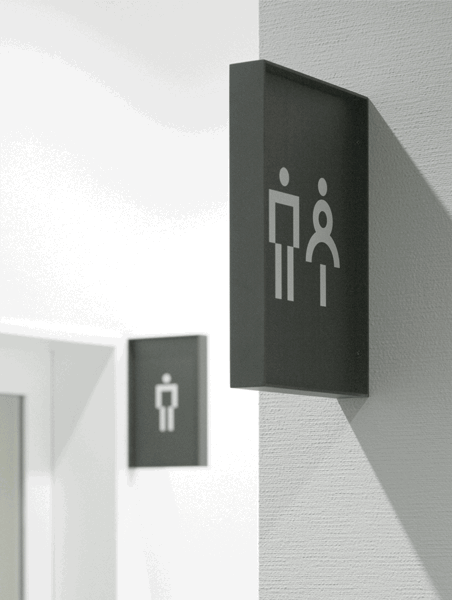 Metal - Sticker WC Pictogram