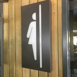 Metal - Acrylic WC Pictogram