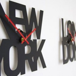 Metal Laser Cut World Time