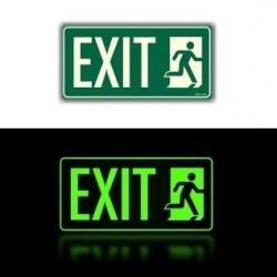 Phosphorus Emergency Exit Sign