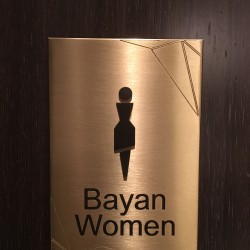 Bronz wc işareti