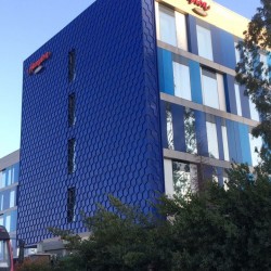 Illuminated Hotel Facade Sign