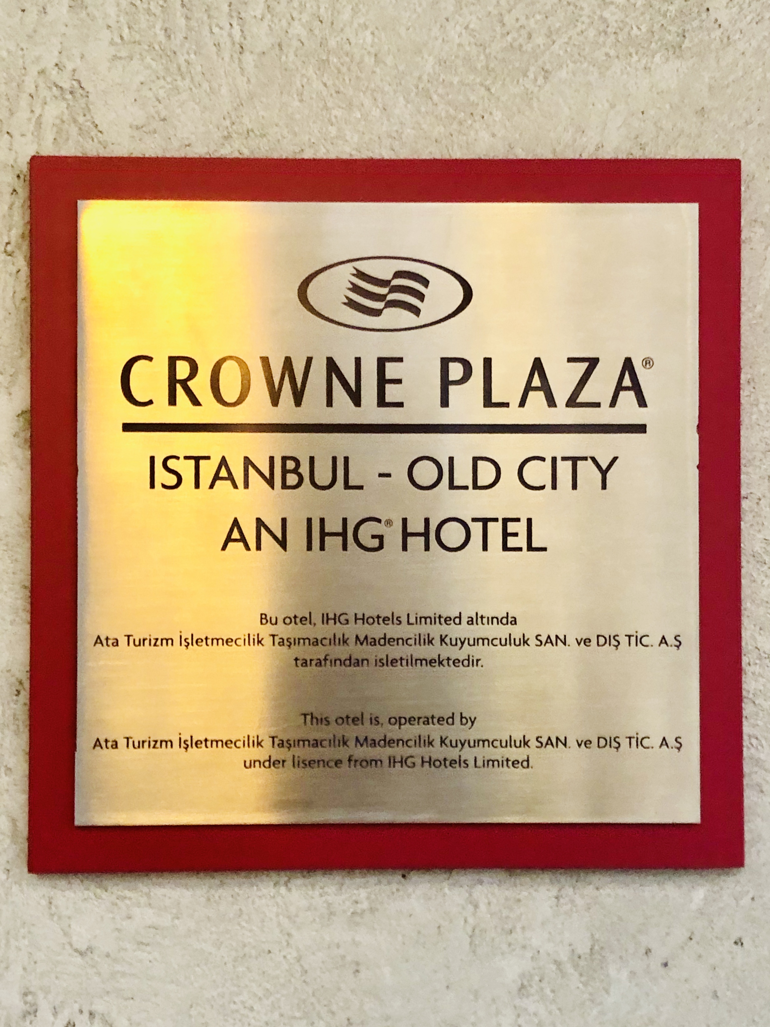 Crowne Plaza Istanbul - Old City hotel iç yönlendirmeleri