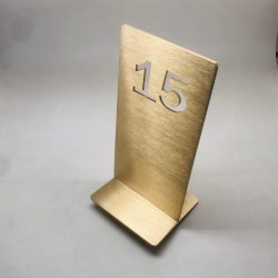 Brass Table Number