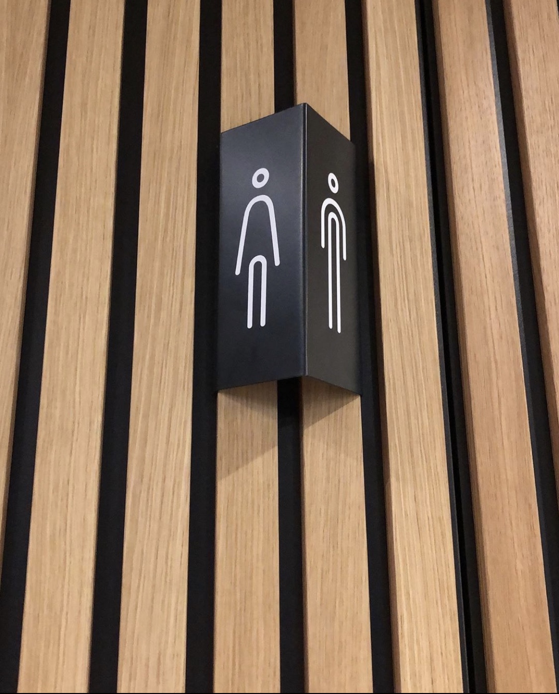 Koridor WC işareti