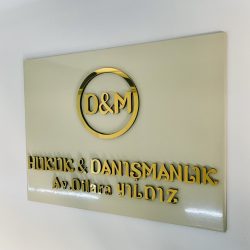 Hukuk Danışmanlık Tabelası