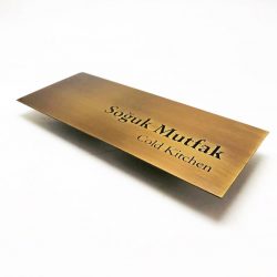 Antique Bronze Name Plate