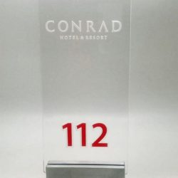 Conrad Hotel Door Number