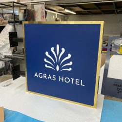 Agras Hotel Signage