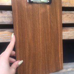 Wooden Menu