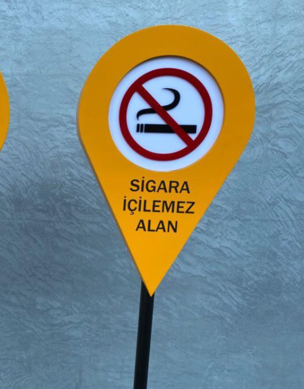 Sigara İçilemez Alan Panosu