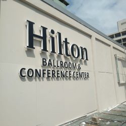 Hilton Facade Sign