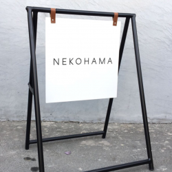 Black and White Sandwich Board