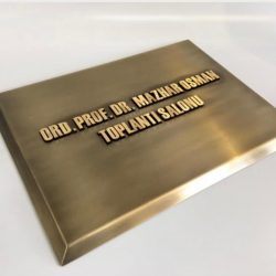 Brass Nameplate