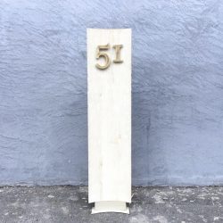 Illuminated Villa Number